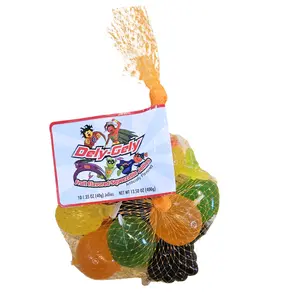 Dely-Gely (2 pack) - Fruit Flavored Squeezable Jellies (20 Ct) - Assorted Flavors Fruit-Shaped Jelly - Viral TikTok Snack Fruit Candy