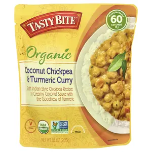 Tasty Bite Organic Coconut Chickpea & Turmeric Curry, 10 oz (285 g)