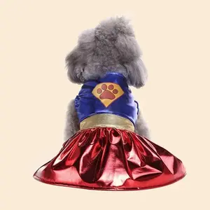 Superhero Cosplay Pet Apparel for Toy Dogs, Small Dogs & Cats, Dress Up Costume for Halloween, Parties & Photoshoots, Perfect Gift for Pet Lovers