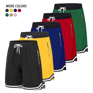 Men's Casual Sports Shorts with Zipper Pockets Breathable Polyester Fabric Elastic Waistband Multiple Colors Basketball Athletic Wear for Running Training Fitness summer thermal Seamless Low Waist Scrunch Bum Camo Mesh Hunting Gym