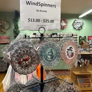 Large Wind Spinners Handcrafted in Western Massachusetts. Holiday and Everyday Styles