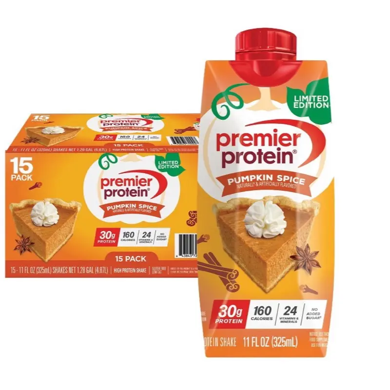 Protein 30g High Protein Shake, Pumpkin Spice 11 fl. oz., 15 pk.
