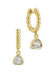 Pavé Wrap Hoop Earrings
