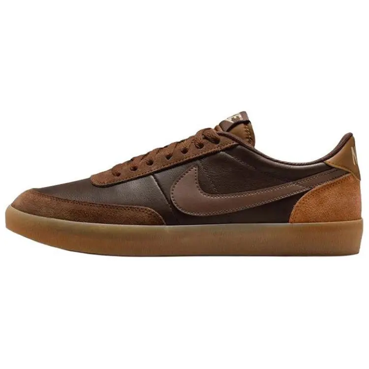 Nike Killshot 2 Leather Baroque Brown Light British Tan Sesame Cacao Wow Durable Non-slip Low Top Skate Shoes Men's IB4504-237