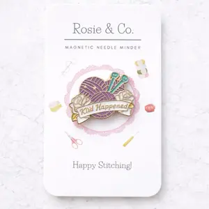 Magnet Needle Minder “Knit Happened”