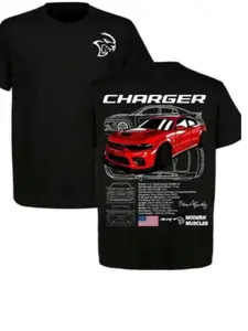 Men's Regular Fit Printed Short Sleeve T-Shirt, Casual Daily Wear Top, Comfortable Fashion Design, Suitable for All Seasons