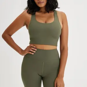 Girlfriend Collective Cypress RIB Paloma Racerback Bra