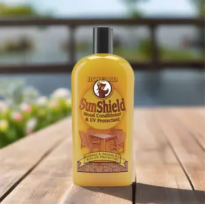 SunShield Wood Conditioner and UV Protectant - Outdoor Furniture Wax, 16 Fl Oz