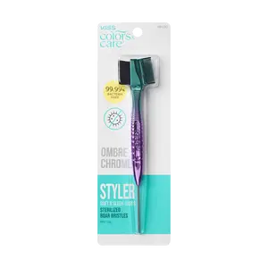 Kiss Colors & Care Ombre Chrome 3-in-1 Edge Brush
