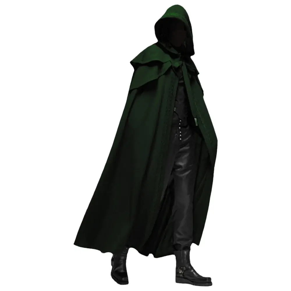Green Gothic cape