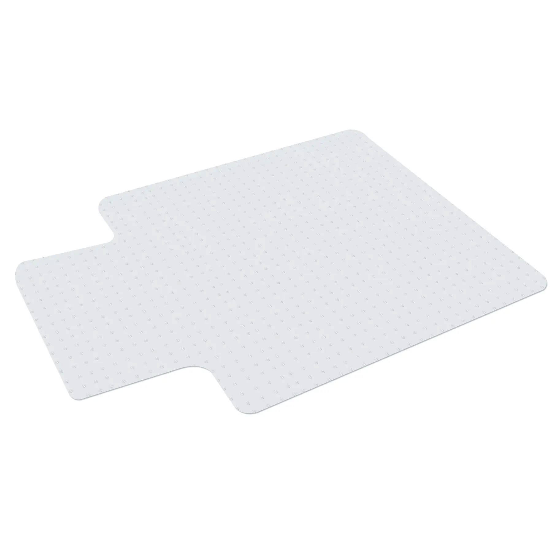 Zenstyle Mat Studded PVC Chair Floor Mat Set, 48 x 36 in, 1/8 in Thick Back Lip, Durable Eco-Friendly Home/Office Pile Carpet Protectors