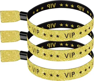 100 Pack VIP Cloth Wristbands for Events (Color : )