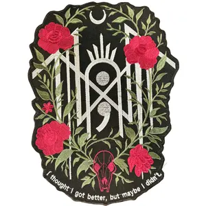 survivor lyric inspired back patch- colored