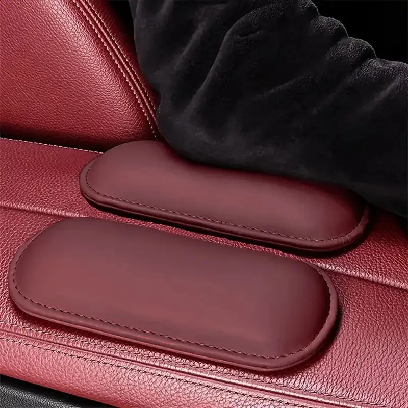 Two-Pack Car Leg Cushion Long-Distance Driving Footrest Knee Pads Elbow Rest Knee Pads Car Interior Accessories
