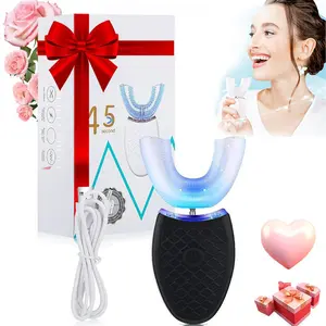 Adult Ultrasonic Electric Toothbrush, U-Shaped Automatic Brush, 360° Full Mouth Cleaning, Ipx7 Waterproof Design, Perfect Gift Idea