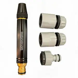 High-Pressure Diamond Water Gun for Home Use, Car Washing Nozzle, Garden Irrigation Multi-Function Tool, Full Metal Version, High Pressure Handheld