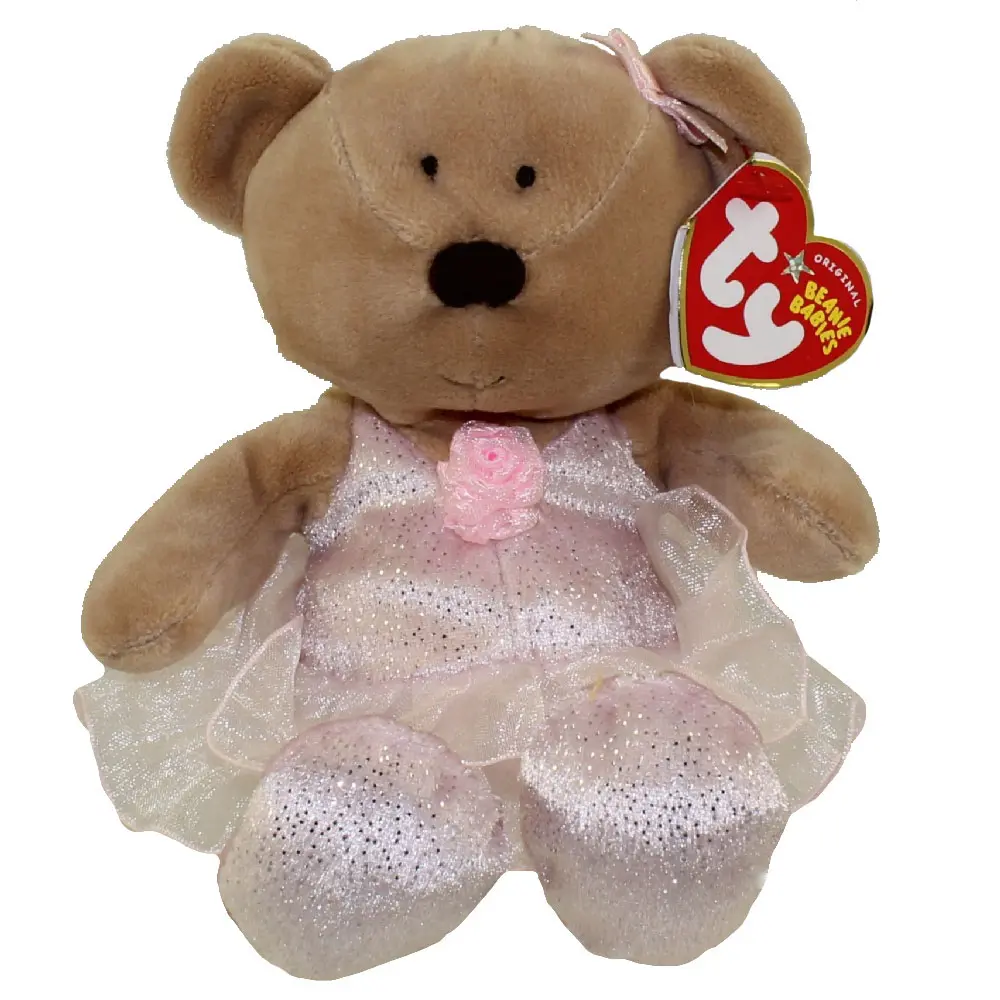 TY Beanie Baby - PIROUETTE the Ballerina Bear (9 inch) - MWMTs