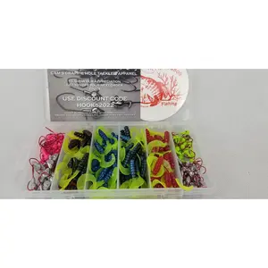 Cam's RED & BLUE Complete Curly Tail [Hologram Flake] Starter Assortment Package Kit