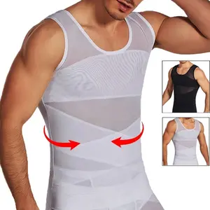 Men's Body Shaper Waist Trainer Vest Corset Tank Tops Undershirt Abdomen Shapewear Fitness Suits Body Shaper Menswear Socks