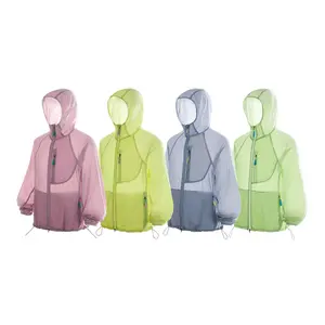 2026 New Model UPF50+ Outdoor Ice Silk Sunscreen Jacket for Men, Summer Lightweight Quick-Dry UV Protection Breathable Sunscreen Clothing