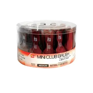 BT Natural Boar Bristle Mini Club Brush Cherry - Medium