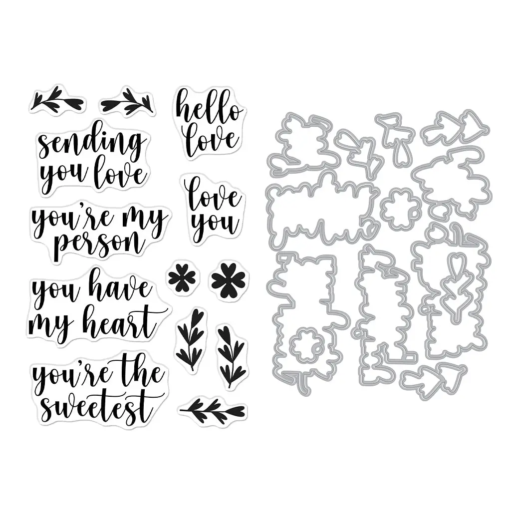 Hello Love Stamp & Cut of the Month - January 2025