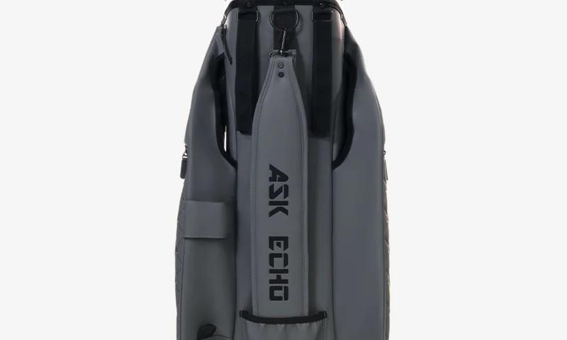 Ask Echo SLC-130LE Golf Bag  Luxury 15 Way Full Length Dividers Golf Quiet Synthetic Leather Cart Bag