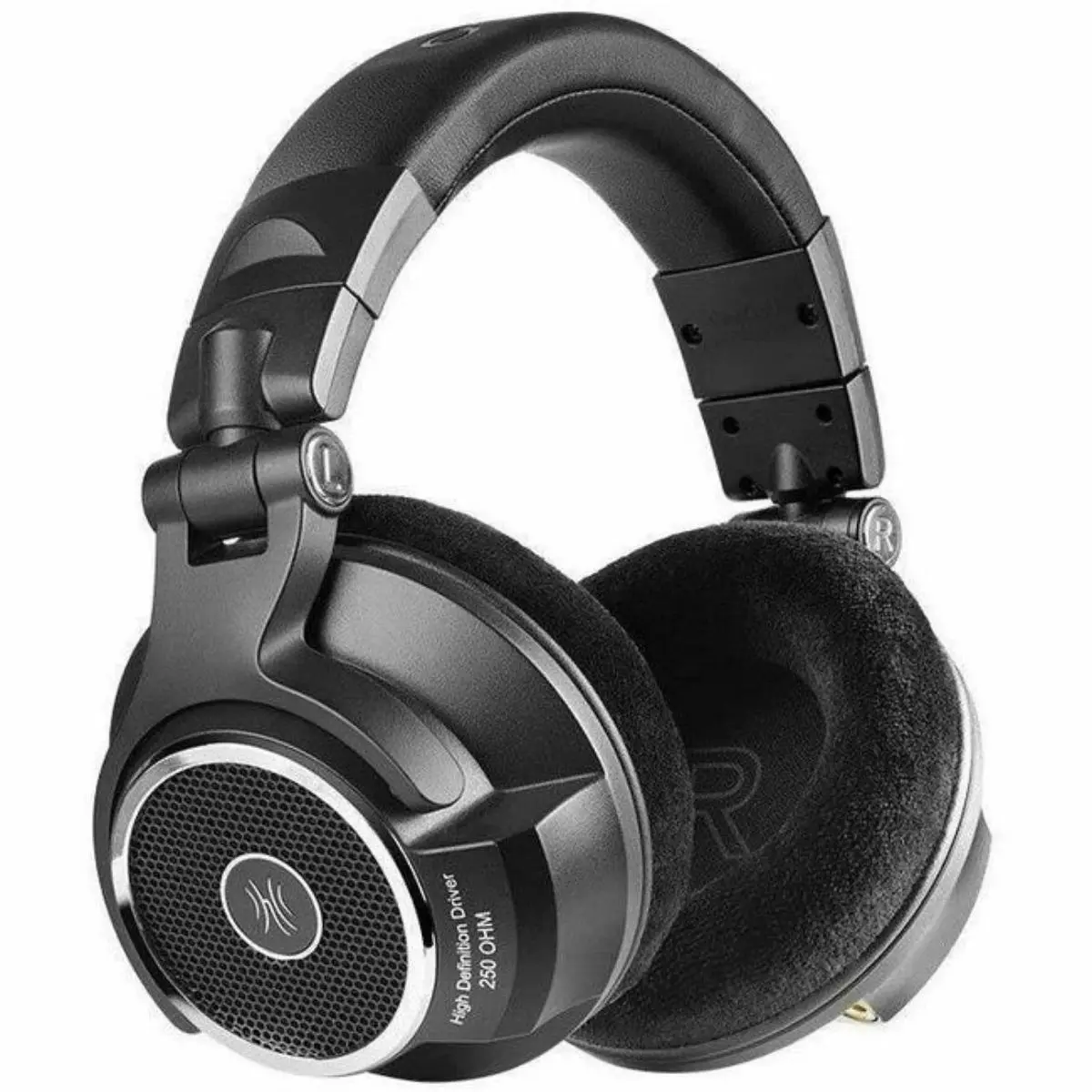 EKSA - NonaByte A-AA11-01 80 Professional Monitor Wired Headphones, Black