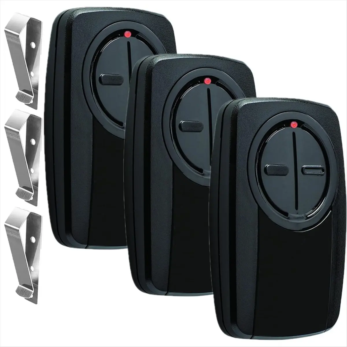 3 Pcs 380UT for Chamberlain Klik5u-Bk2 Klik3u-Bk Garage Door Opener Remote Clicker, 375UT Universal Garage Door Remote