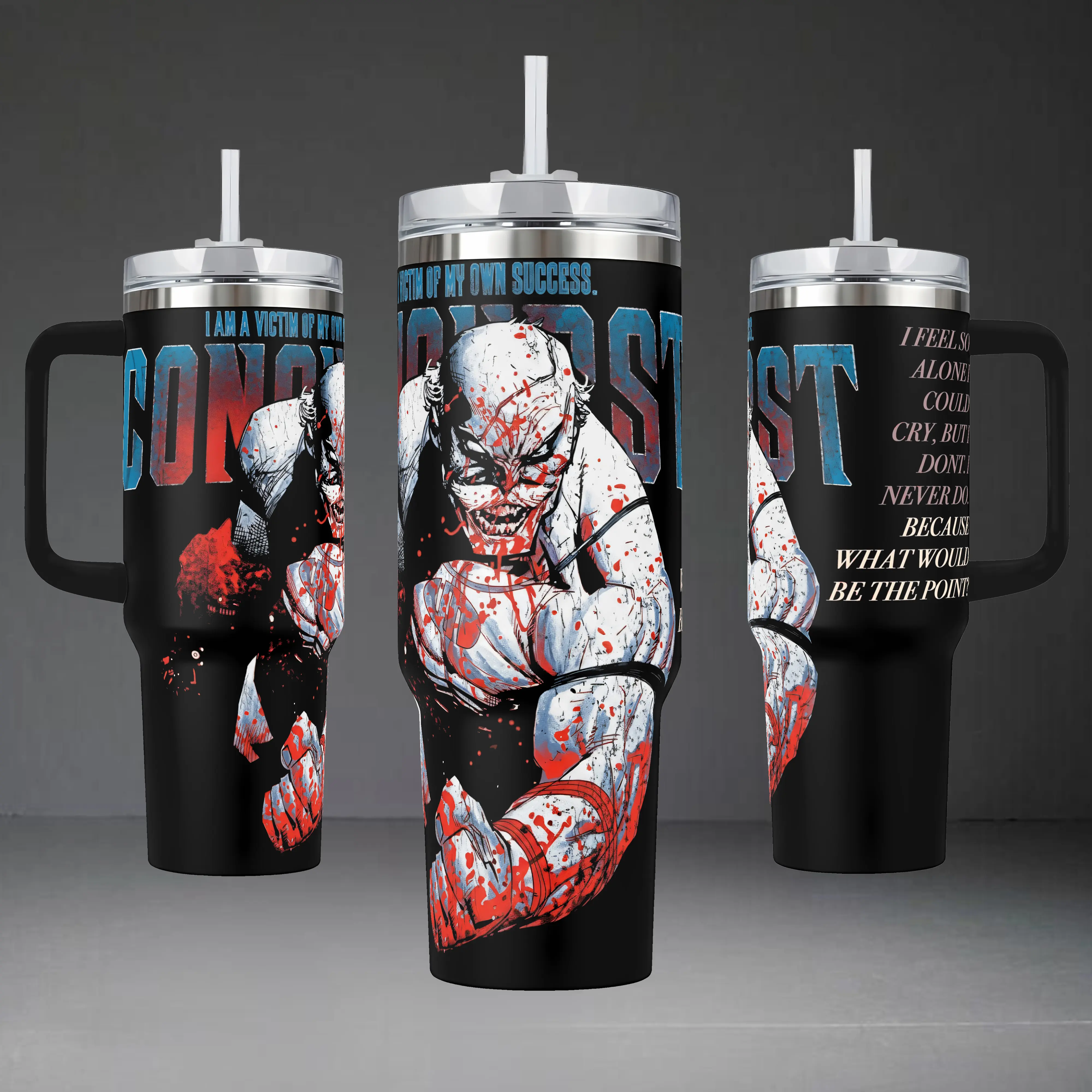 40oz Large Capacity Handle Car Cup