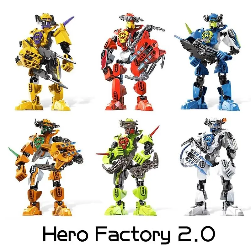 2025 New Hero Factory Star Warrior Bionicle Building Blocks Furno Evo Robot Warrior 2.0 Assembly Blocks boy Christmas Gifts