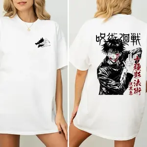 Megumi Fushiguro 2 Sided Sweatshirt, Megumi Jujutsu Kaisen Shirt, Jujutsu Kaisen Hoodie, Gift For Fan Anime, Unisex Sweater Pullover Tee