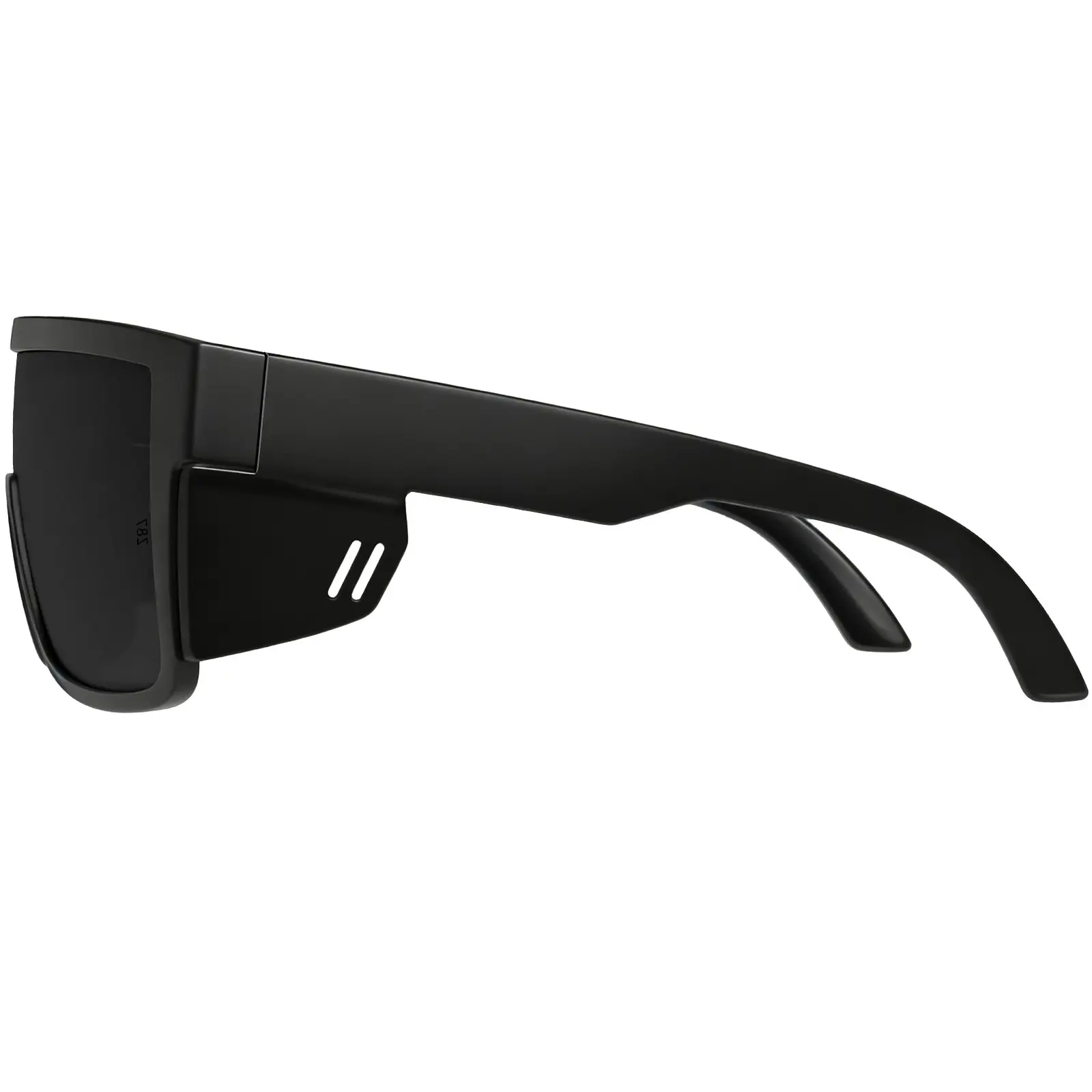 WISTON XL Z87 Full Rim Rectangular Sunglasses for Wide-Headed