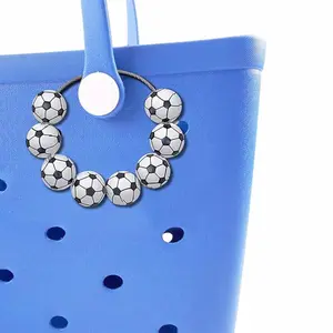 1Pcs Sports Charms for Bogg Bag Accessories, Baseball Softball Soccer Basketball Football Bag Charms Compatible with Bogg Bag Original All Models Inserts for Handbag Beach Tote Decoration