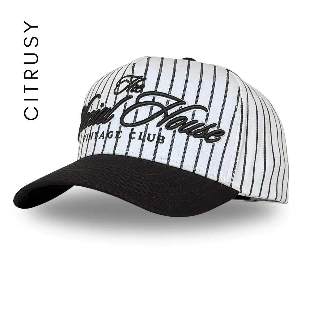 SOCIAL HOUSE TRUCKER HAT - PINSTRIPE