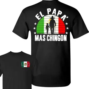 Father Day Shirt, Gift for Latino Dad, El Papá Mas Chingon Tee, Mexican Shirt, Funny Dad Shirt, Cool Dads Club, Father's Day Shirt, Humorous Shirt, Best Dad Ever, Dad Jokes Shirt, Trendy Father's Day, Gift For Dad.