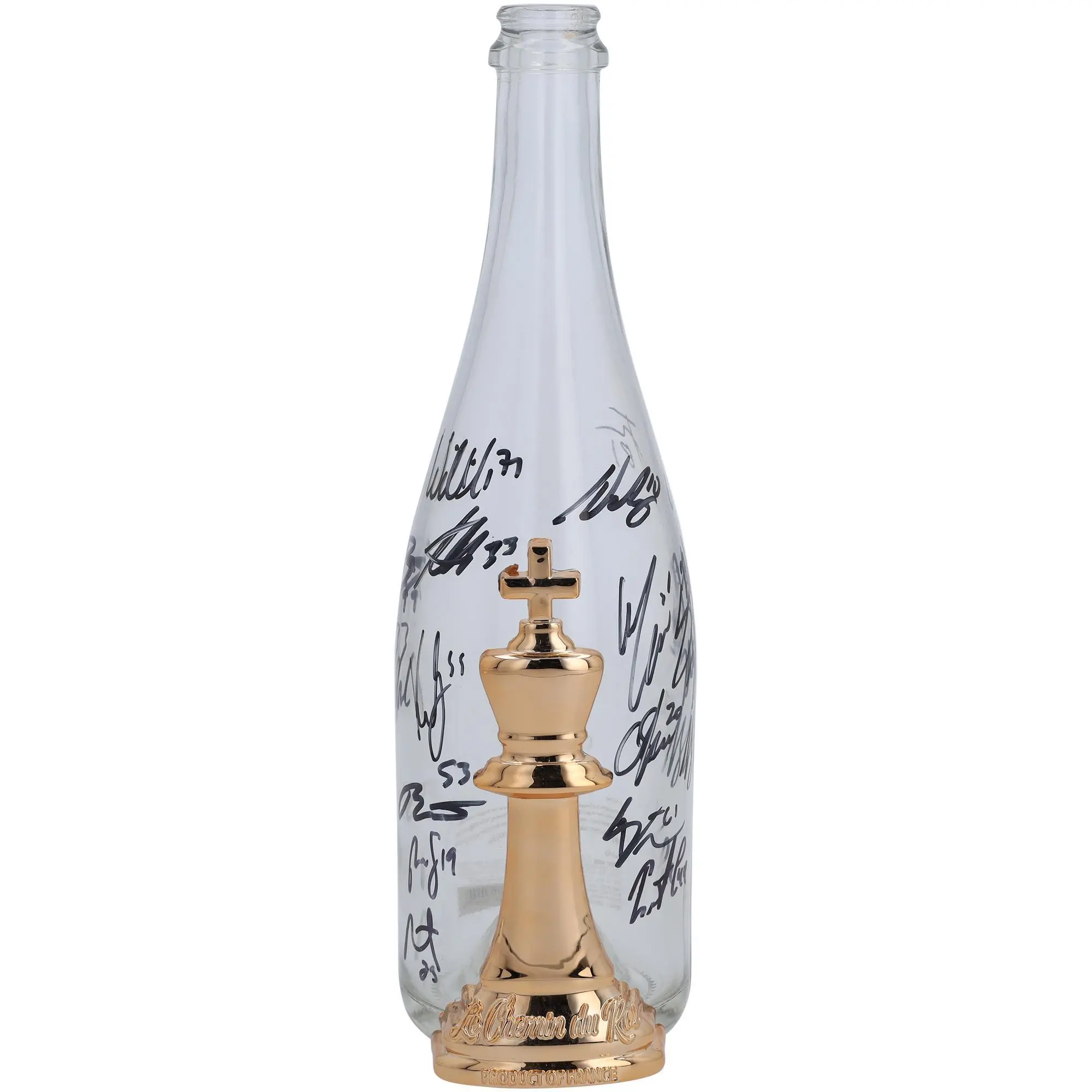 Vegas Golden Knights Autographed Celebration-Used Locker Room Champagne Bottle with 17 Signatures - Limited Edition of 3 - Fanatics Authentic Certified