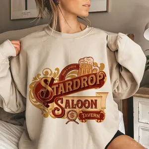 Stardrop Saloon - Stardew Valley sweatshirt, Gamer sweatshirt, Gift for her, Gift for him