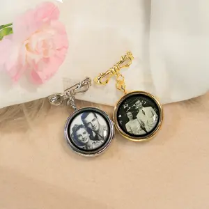 Personalized Gift for Bride, Wedding Bouquet Charm Custom Photos, Wedding Memorial Gifts for Her