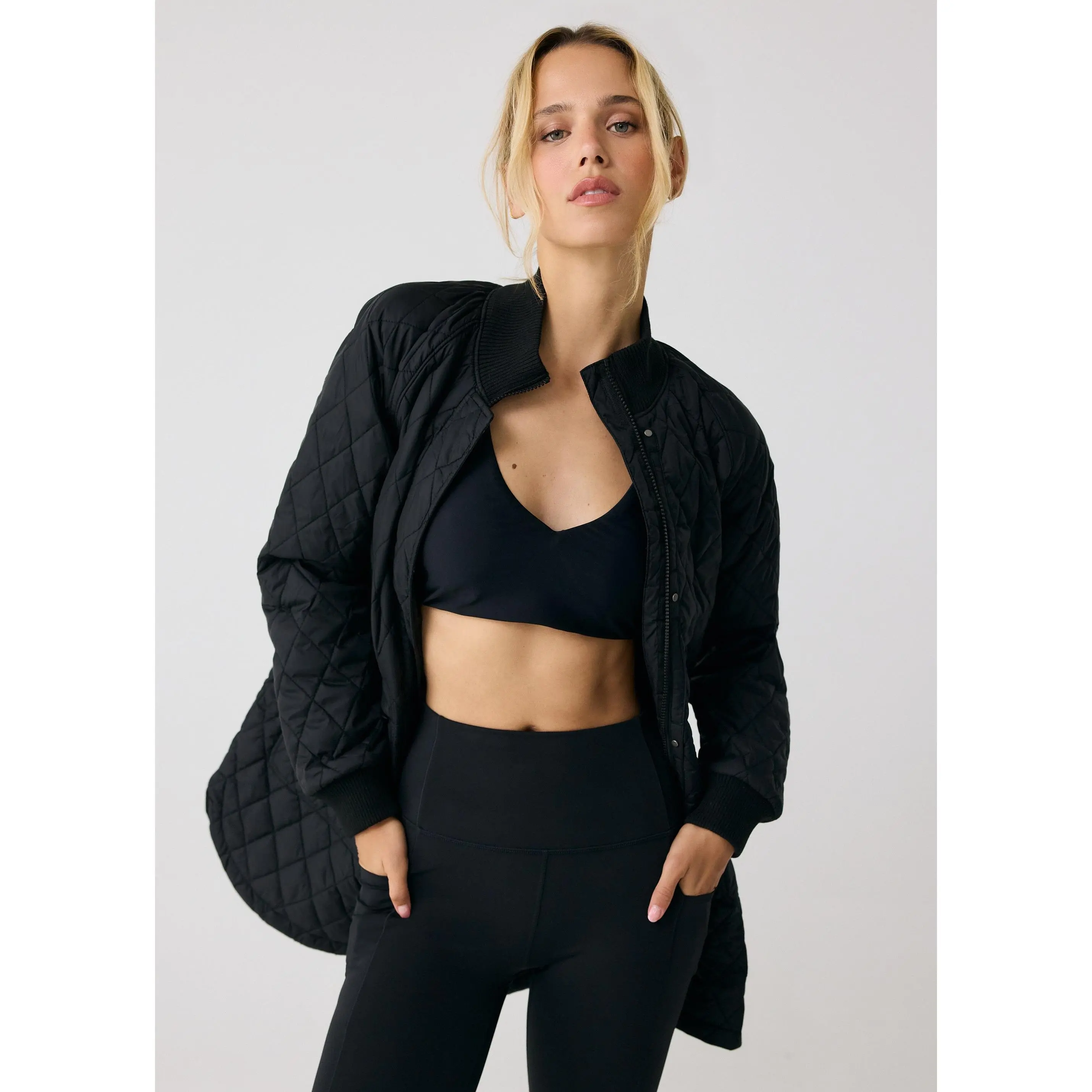 Lole 3/4 Bomber Insulated Jacket Lole 3/4 Bomber Insulated Jacket
