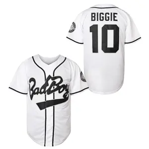 [TikTokShopBlackFriday] Men's Letter & Number Embroidery Button Front Baseball Jersey, Regular Fit Casual Short Sleeve V Neck Baseball Top for Daily Wear, Men's Sportswear for All Seasons