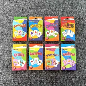 English Word Recognition Cards Set, Colorful Visual Learning Tools, Geometric Shapes, Animals, Fruits Vegetables, Food Drinks, Body Parts, Fun Educational Flashcards, Visual Stimulation Cards