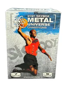 2021 Skybox Metal Universe Champions - Factory Sealed - 35 Cards - 5 Packs - 7 Cards per pack - Look for Blaster Exclusive Parallels! Look for Autograph Cards! Look for Rare Inserts!