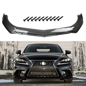 For Lexus IS250 IS350 IS300 Front Bumper Lip Spoiler Body Kit Carbon Fiber Style