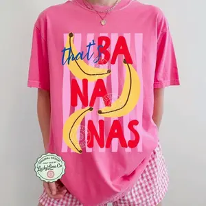 Comfort Colors That’s Bananas Shirt, Summer Fruit 2026 Tshirt, Food Pun Shirt, Retro Graphic Tee, Banana Graphic Tee, Trendy Summer Shirt