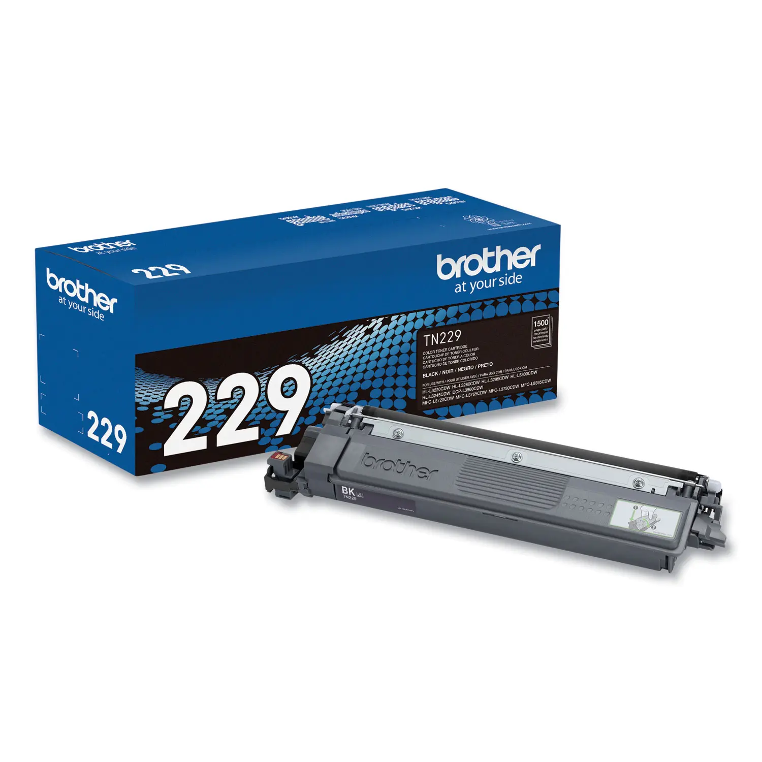 Brother Genuine TN229BK Standard Yield Black Toner Cartridge