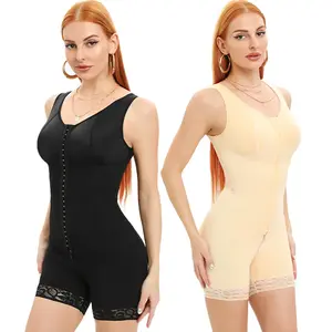【Nonwe Women's T shapewear TummyControl Butt Lifter Shaper withZipper Crotch detachable shoulderstrap】T144 Elastic faja waist trainer full body control tummy