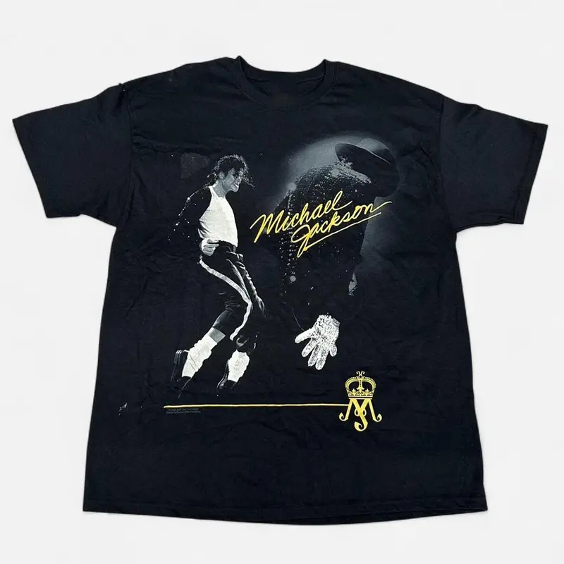 【オフィシャル 】Michael Jackson 2009 ライブTシャツ L MICHAEL JACKSON 2009 Graphic T Shirt Size LARGE L White Short