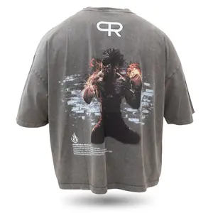 Oversize Olympus T shirts -  Prometheus - Charcoal