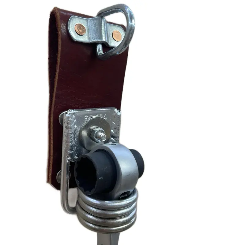 Leather ratchet holder for point double Ended socket Racketing. Leather ratchet holder for point double Ended socket Racketing.